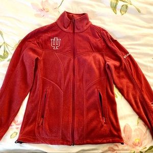 Columbia Indiana IU Hoosiers Fleece Jacket - M